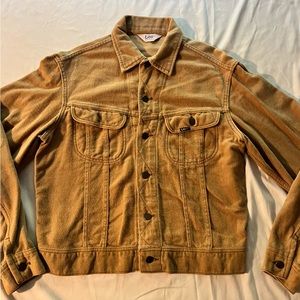 Vintage Lee riders camel colored jacket button front